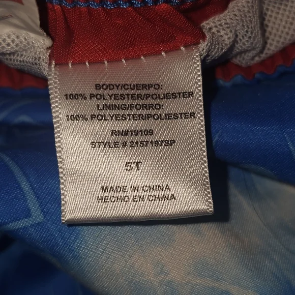 Spiderman Kids Swim Rashguard - Blue and Red - Picture 5 of 8